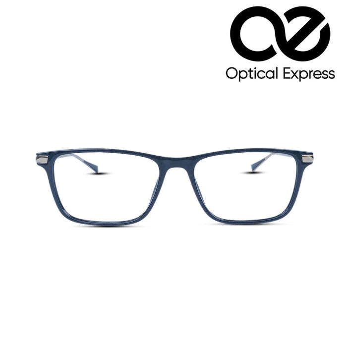 Glossy Black-Gold Eyeglasses – Model: 371017 - Image 2
