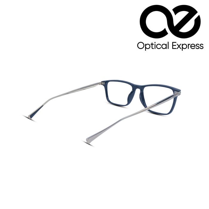 Glossy Black-Gold Eyeglasses – Model: 371017 - Image 5