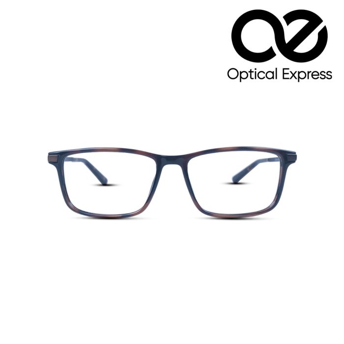 Danmac Eyeglass Frame – Model 371021 – Tiger Brown Classic with Icon Temple - Image 1