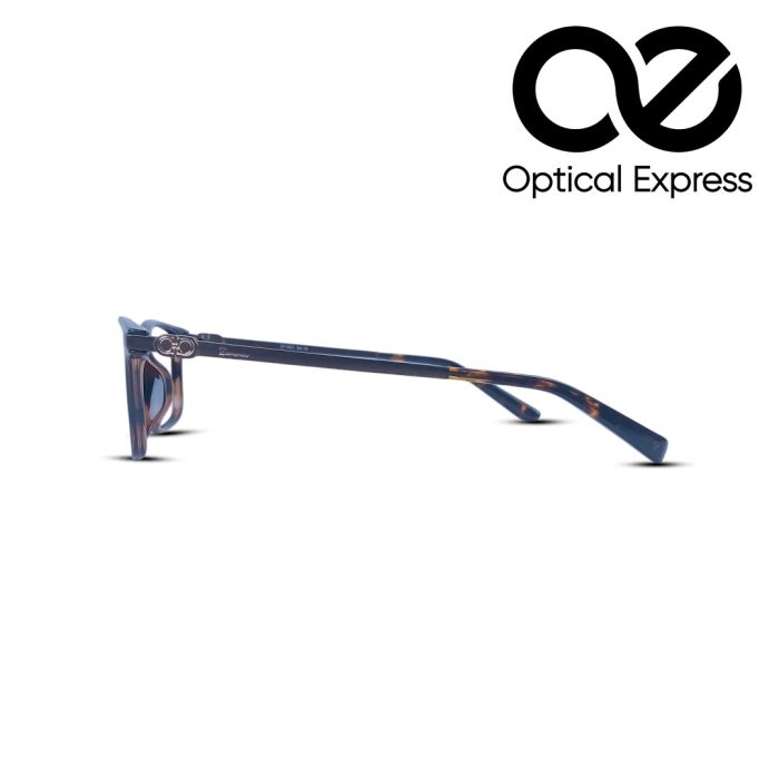 Danmac Eyeglass Frame – Model 371021 – Tiger Brown Classic with Icon Temple - Image 5