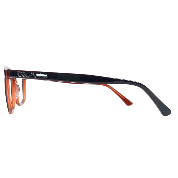 Premium Black-Orange Acetate Frame - Image 4