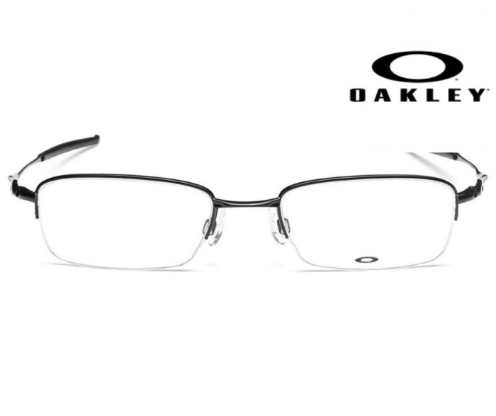 Oakley OX3133 0253 Glasses – Polished Black Semi-Rimless - Image 2