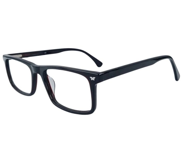 Premium Black Acetate Eyeglass Frame - Image 1