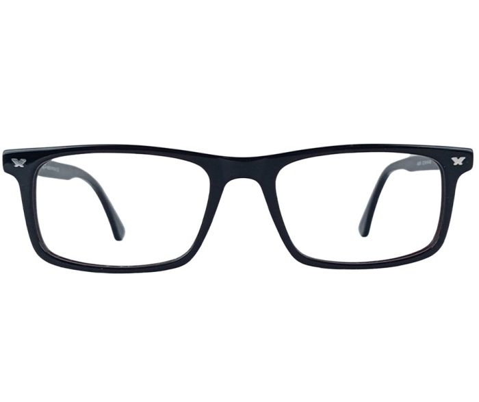 Premium Black Acetate Eyeglass Frame - Image 2