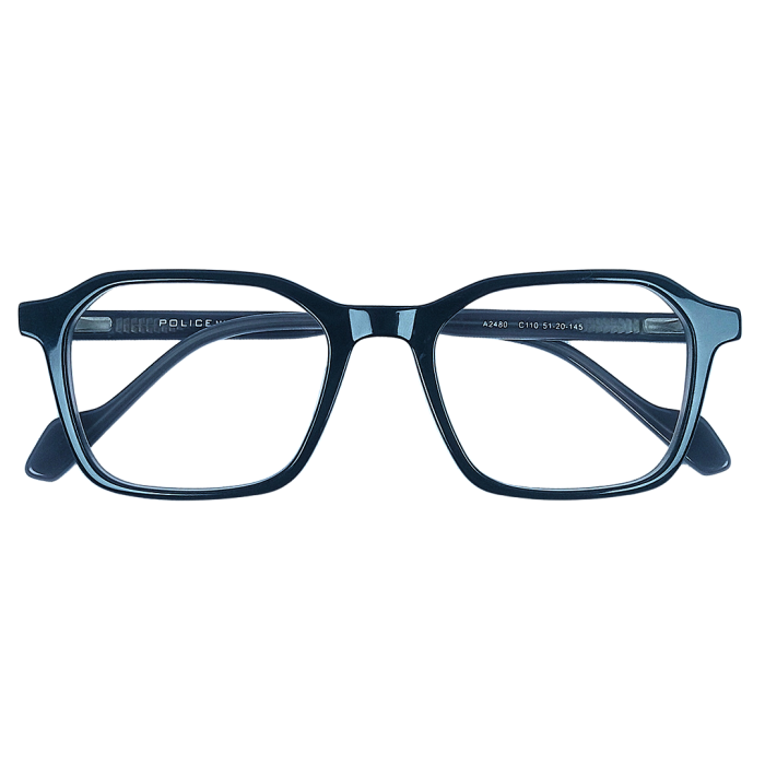 Eyeglass Frame – Model A2480 C110 – Deep Black Bold Fit - Image 2