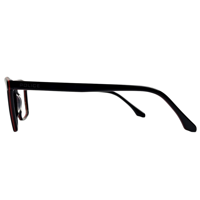 Eyeglass Frame – Model A2464 C1 – Elegant Black with Red Accents - Image 4