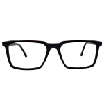 Eyeglass Frame – Model A2464 C1 – Elegant Black with Red Accents - Image 3