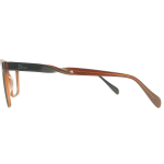Eyeglass Frame – Classic Black with Amber Interior – A2489 - Image 4