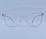 Light Pink Transparent Cat-Eye Kids Eyeglass Frame - Image 3