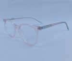 Light Pink Transparent Cat-Eye Kids Eyeglass Frame