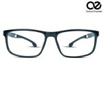 9377 Rectangular Eyeglasses – Glossy Black - Image 2