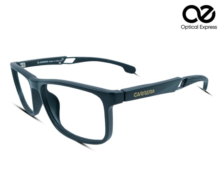 9377 Rectangular Eyeglass Frame – Matte Black - Image 1