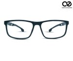 9377 Rectangular Eyeglass Frame – Matte Black - Image 2