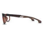 Rectangular Eyeglass Frame – Chocolate Brown - Image 4