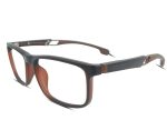 Rectangular Eyeglass Frame – Chocolate Brown