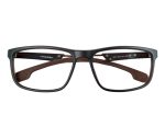 Rectangular Eyeglass Frame – Chocolate Brown - Image 2