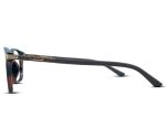 Danmac Eyeglass Frame – Model 371012 – Dora Kata Black Havana with Gold Temples - Image 3
