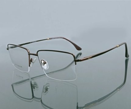 Super premium Titanium Half-Rim Eyeglass Frame