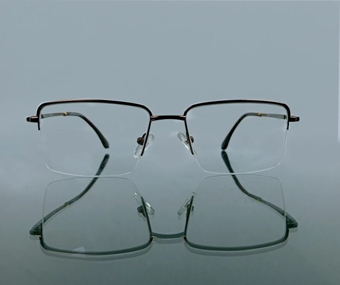 Super premium Titanium Half-Rim Eyeglass Frame - Image 3