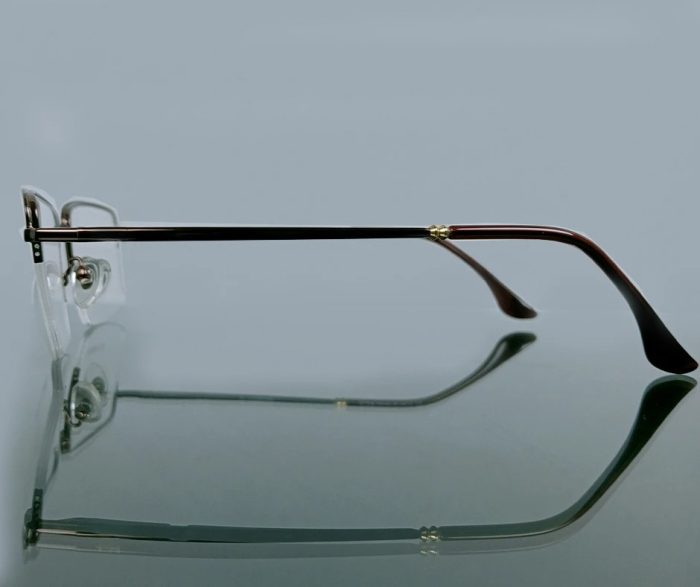 Super premium Titanium Half-Rim Eyeglass Frame - Image 2