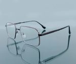 Cartier Inspired Full-Rim Frame – Dark Maroon Edition