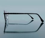 Cartier Inspired Full-Rim Frame – Dark Maroon Edition - Image 4