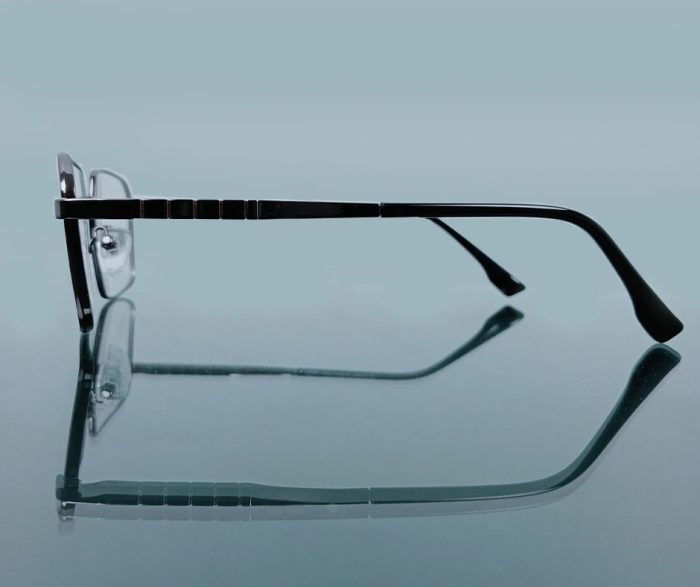 Cartier Inspired Full-Rim Frame – Dark Maroon Edition - Image 4