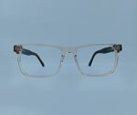 Transparent & Black Dual-Tone Acetate Eyeglass Frame - Image 2