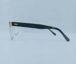 Transparent & Black Dual-Tone Acetate Eyeglass Frame - Image 4