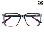 Premier Red-Black Eyeglass Frame – Model 807 C8 - Image 2