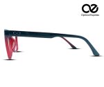 Premier Red-Black Eyeglass Frame – Model 807 C8 - Image 4