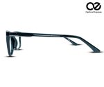 Premium HB0926 Rectangular Eyeglass Frame – Glossy Black with Cutout Temples - Image 4