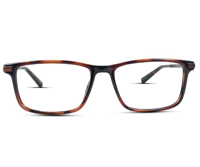 Danmac Eyeglass Frame – Model 371021 – Tiger Brown Classic with Icon Temple - Image 2