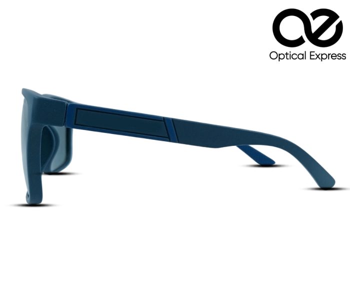 Matte Blue Polarized Sunglasses – Model 22005-1 - Image 3