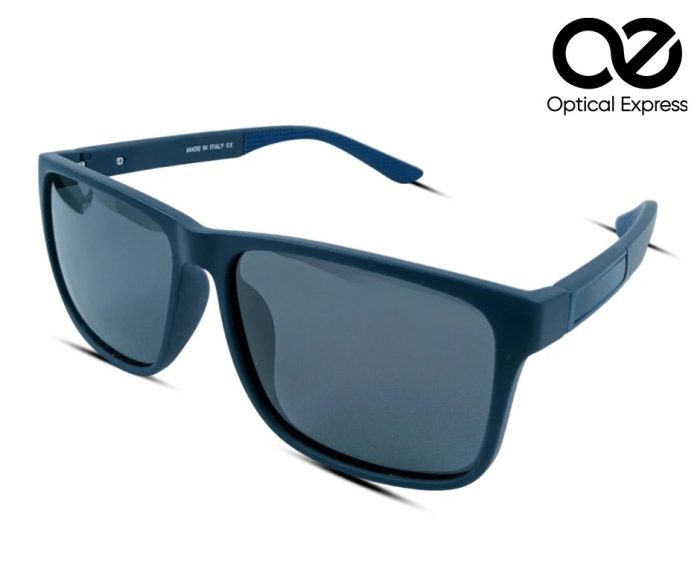 Matte Blue Polarized Sunglasses – Model 22005-1 - Image 4