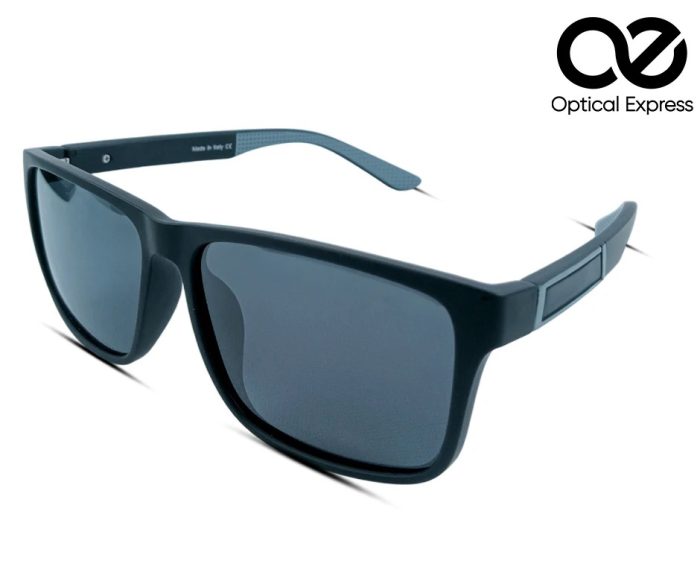 Sunwear Sleek Matte Black Sunglasses – Urban Edition - Image 1