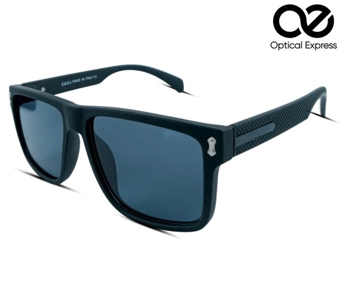 Sunwear Classic Matte Black Sunglasses – Polarized Edition - Image 1