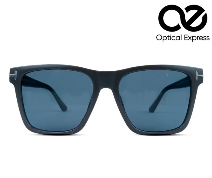 Matte Black UV400 Sunglasses – Model FT395K - Image 1