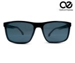 Sunwear Glossy Black Sunglasses – Red Accent Edition - Image 2
