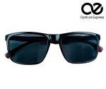 Sunwear Glossy Black Sunglasses – Red Accent Edition - Image 4