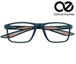 Dual-Tone Regular Eyeglass Frame – Model: YW9002 (Black & Peach) - Image 3
