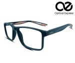 Dual-Tone Regular Eyeglass Frame – Model: YW9002 (Black & Peach) - Image 2