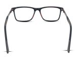 Black with Brown Inner Accents CR8796 C5 Eyeglasses - Image 4