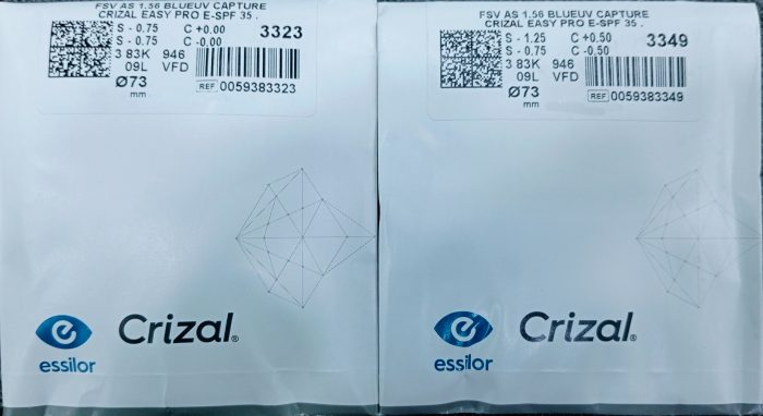 Essilor Crizal Easy Pro 1.56 Index Single Vision - Image 2