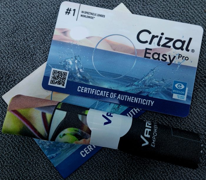 Essilor Crizal Easy Pro 1.56 Index Single Vision - Image 1