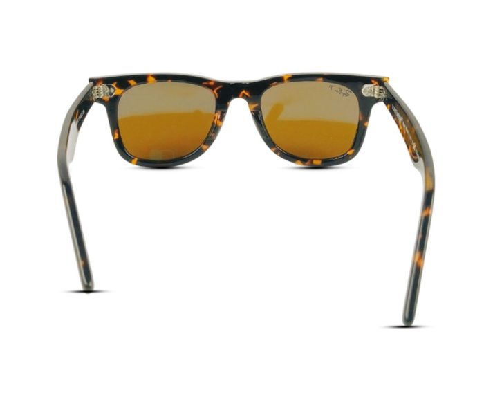 Ray-Ban RB2140 902/57 Wayfarer Polarized Sunglasses – Tortoise, 50-22 - Image 4