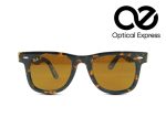 Ray-Ban RB2140 902/57 Wayfarer Polarized Sunglasses – Tortoise, 50-22