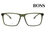 BOSS 1571 1ED Eyeglasses – Olive Green Acetate Frame - Image 2