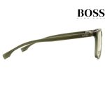 BOSS 1571 1ED Eyeglasses – Olive Green Acetate Frame - Image 3
