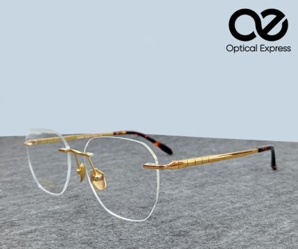 Cartier Titanium Rimless Eyeglasses – Model: 91107